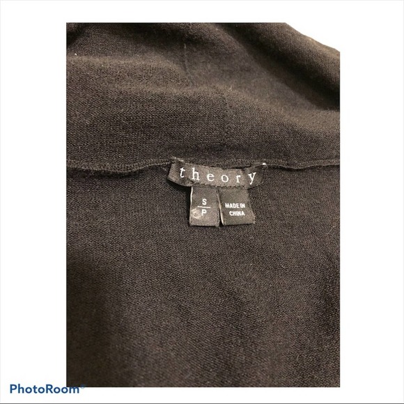 Theory Maritza B Evian Stretch‎ Wool Cardigan Small - Picture 7 of 9